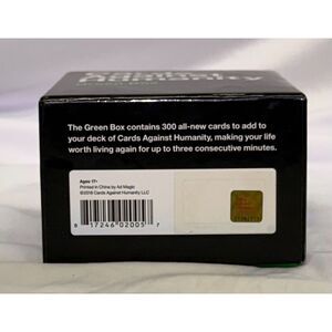 Cards Against Humanity Green Box Expansion Pack 300 Cards Used Complete